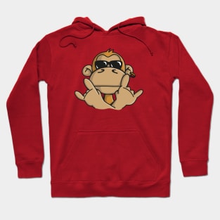 Cool Monkey with Sunglasses Hoodie